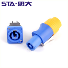 Tela de LED de parafuso de plástico IP65 Plugue Soquete quadrado 3 pólos Lockableconnector NAC3MPA1-W NAC3FCA1-W